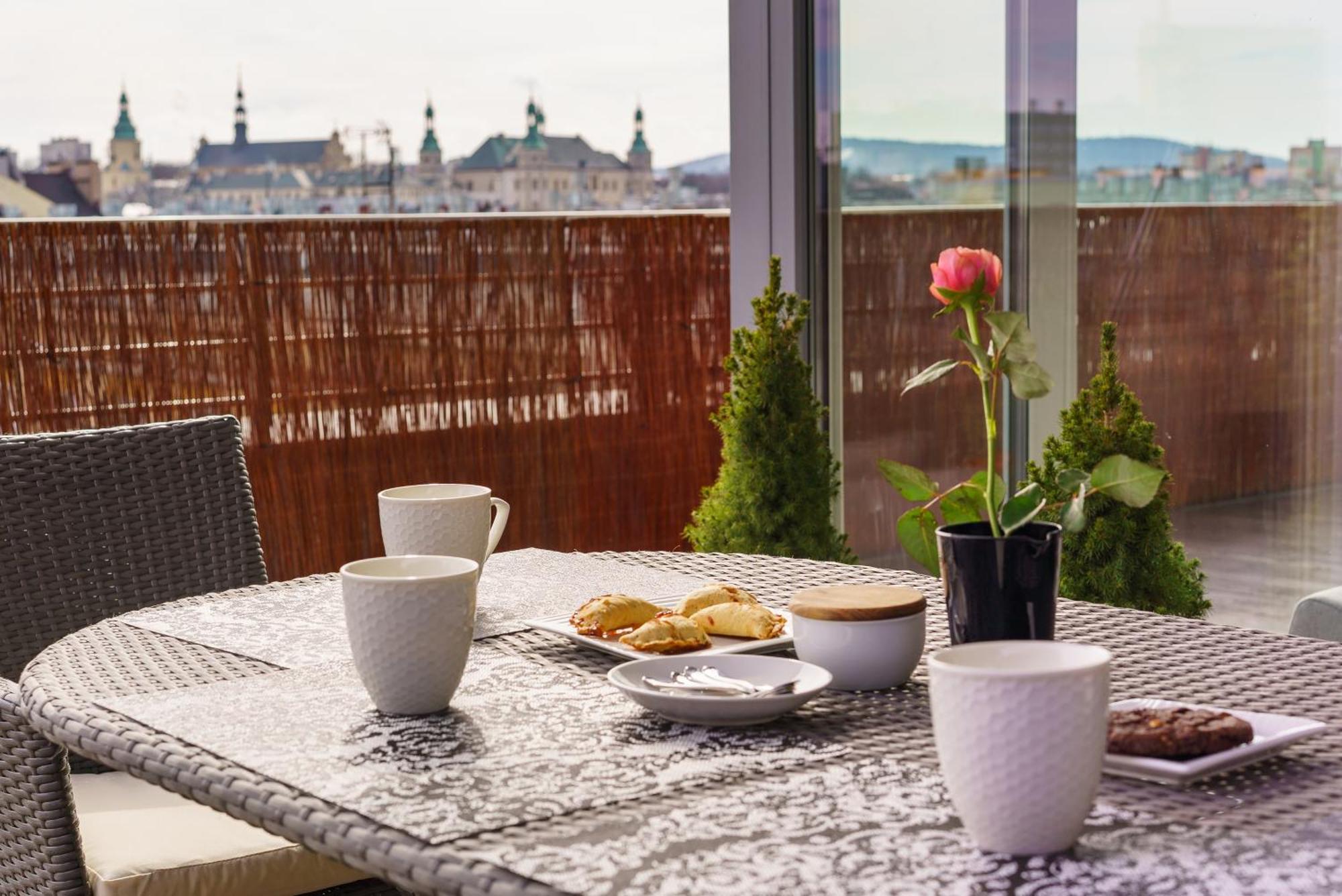Apartament Z Tarasem Kielce Exterior foto